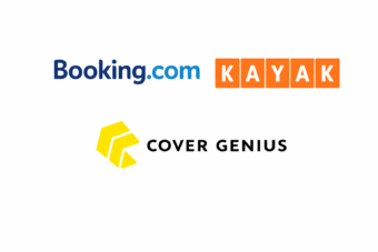 booking, kayak, cover genius logos