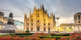 Vluchten naar Milaan